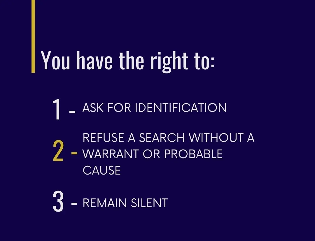 Your rights at traffic stops